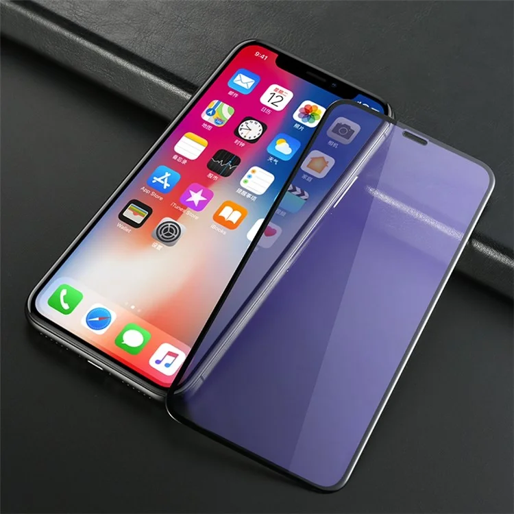BENKS XPRO+ for iPhone X 0.23mm Full Coverage Anti-blue-ray Curved Tempered Glass Screen Protector