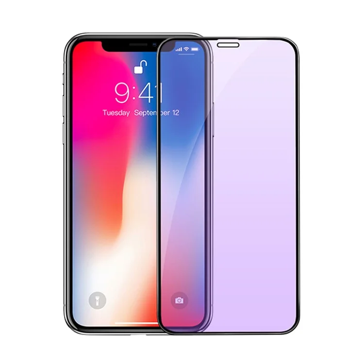 HOCO Anti-blue-ray Full Size Tempered Glass Screen Protector for iPhone X - Black