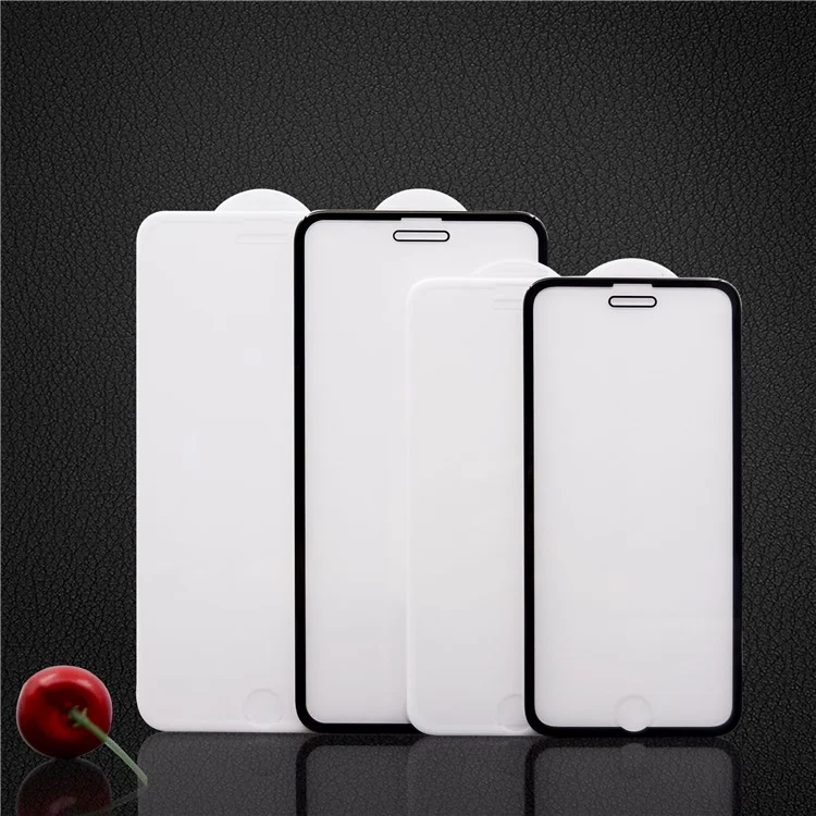 PDGD 3D Curved Tempered Glass Full Screen Covering Protector 0.3mm for iPhone 8 / 7 / 6s / 6 4.7 inch - Black