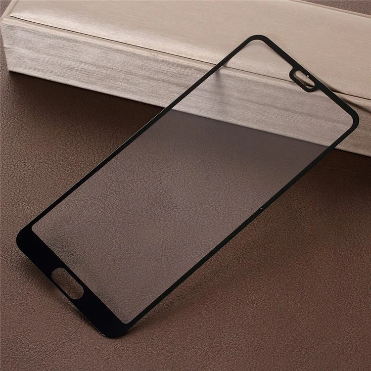 AMORUS for Huawei P20 Clear Full Glue Silk Print Complete Cover Tempered Glass Screen Protective Film