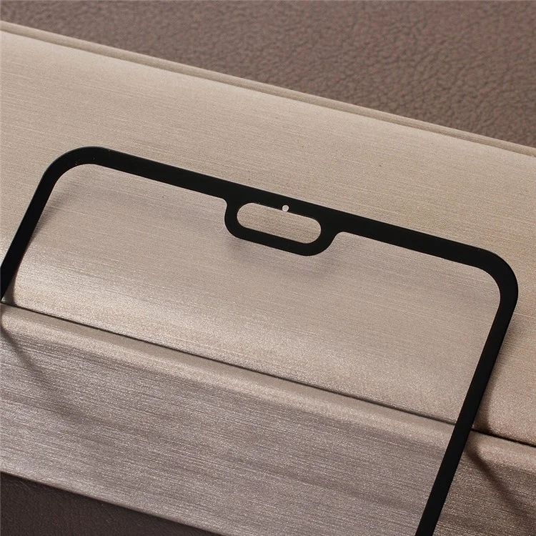 AMORUS for Huawei P20 Clear Full Glue Silk Print Complete Cover Tempered Glass Screen Protective Film