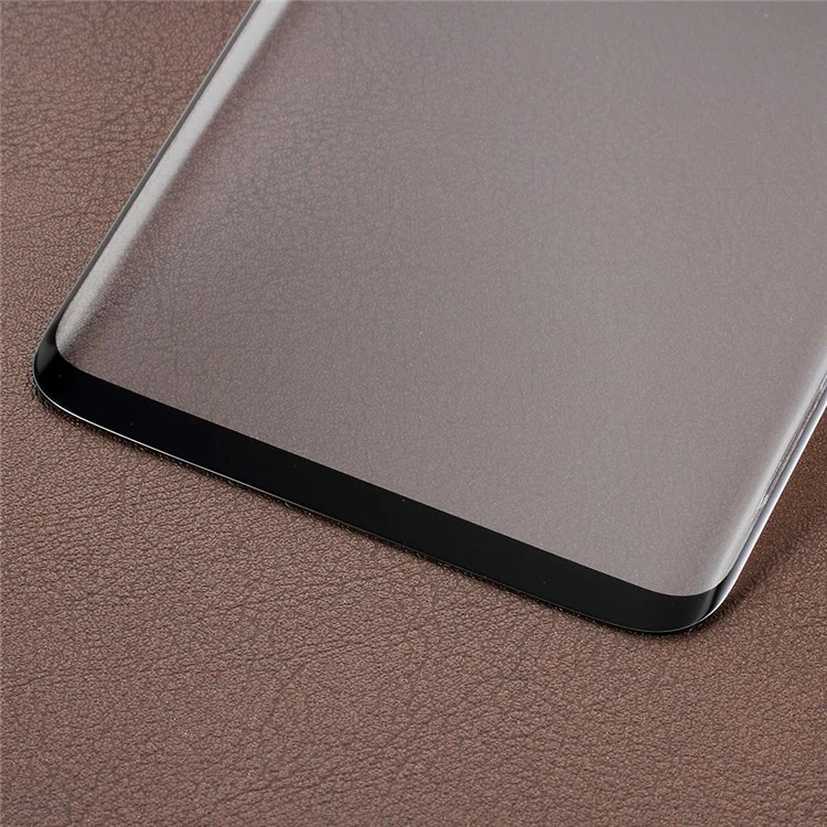 AMORUS 3D Curved Tempered Glass Screen Protector (Opening on Top) for Samsung Galaxy S9 Plus SM-G965 (Scaled-Down Version)