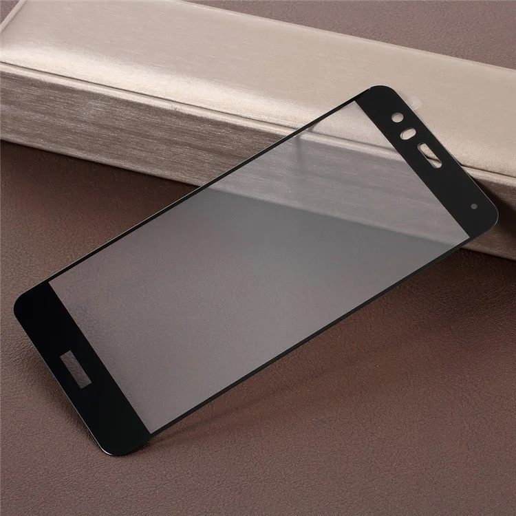 AMORUS for Huawei P10 Lite Clear Silk Print Complete Cover Tempered Glass Screen Protector