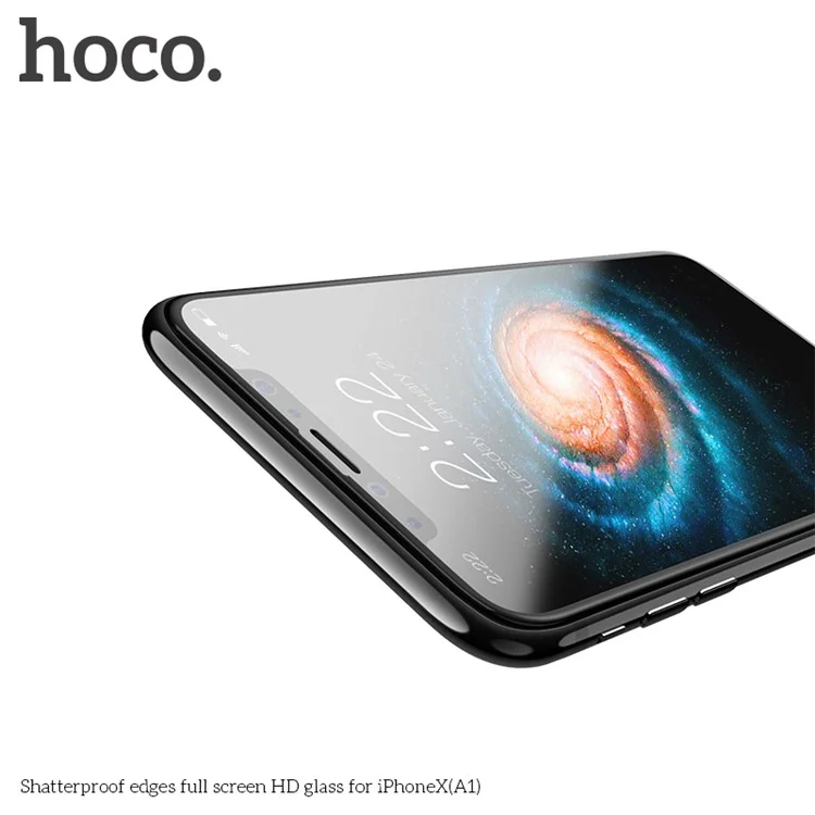 HOCO Shatterproof Full Size HD Tempered Glass Screen Protector for iPhone X / 10