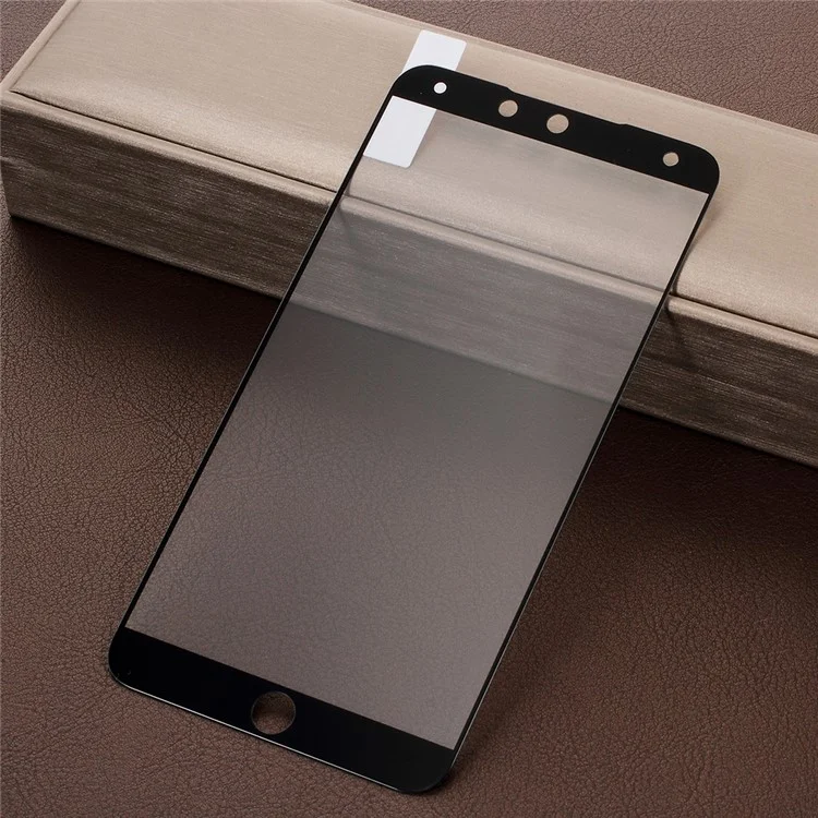 Silk Printing Full Size Tempered Glass Screen Protector for Meizu 15