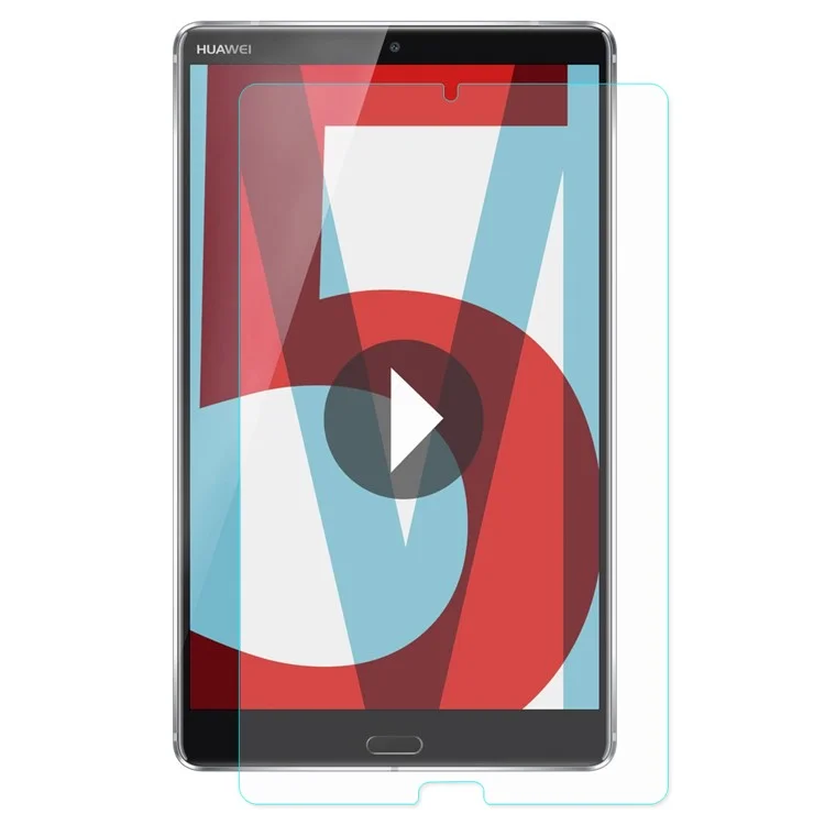 HAT PRINCE para Huawei MediaPad M5 8 (8.4 pulgadas) Protector de pantalla de vidrio templado de 0.33 mm, 9H y bordes curvos de 2.5D
