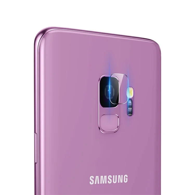 BASUES 0.15mm Scratch-proof Camera Lens Glass Guard Film for Samsung Galaxy S9 SM-G960 - Transparent