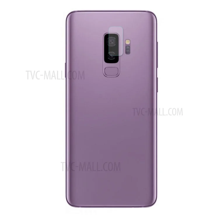 2Pcs HAT PRINCE 0.2mm 9H 2.15D Arc Edge Tempered Glass Camera Lens Protectors for Samsung Galaxy S9 Plus SM-G965