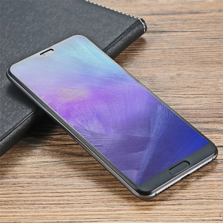 BENKS VPRO 0.3mm Arc Edge Tempered Glass Full Cover Screen Guard Film for Huawei P20 - Black