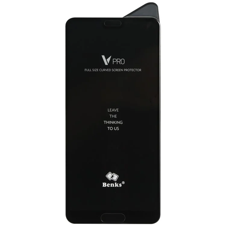 BENKS VPRO 0.3mm Arc Edge Tempered Glass Full Cover Screen Guard Film for Huawei P20 - Black