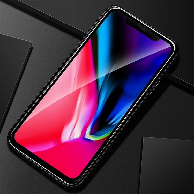 X-LEVEL Anti-blue-ray 3D 0.26mm Soft PET Edges Tempered Glass Full Screen Protector for iPhone X(Ten) 5.8 inch