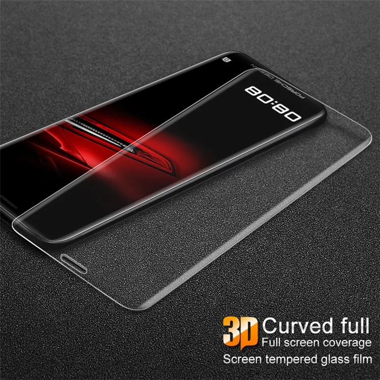 IMAK 3D Curved Full Coverage Tempered Glass Screen Protector Flim for Huawei Mate RS Porsche Design - Transparent