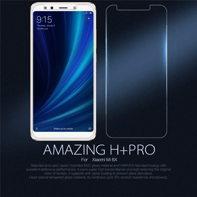 NILLKIN Amazing H+PRO Tempered Glass Screen Protector Anti-Explosion for Xiaomi Mi A2 / Mi 6X