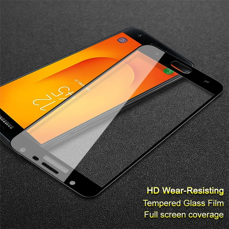 IMAK Full Coverage Anti-explosion Tempered Glass Screen Protector for Samsung Galaxy J7 Duo