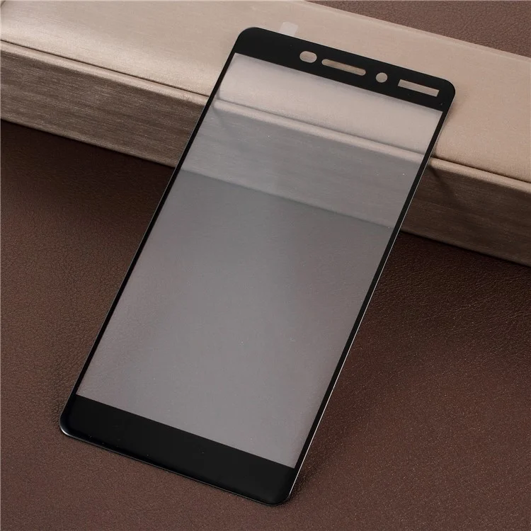 9H Anti-explosion Full Screen Coverage Tempered Glass Protector for Nokia 6 (2018) - Black