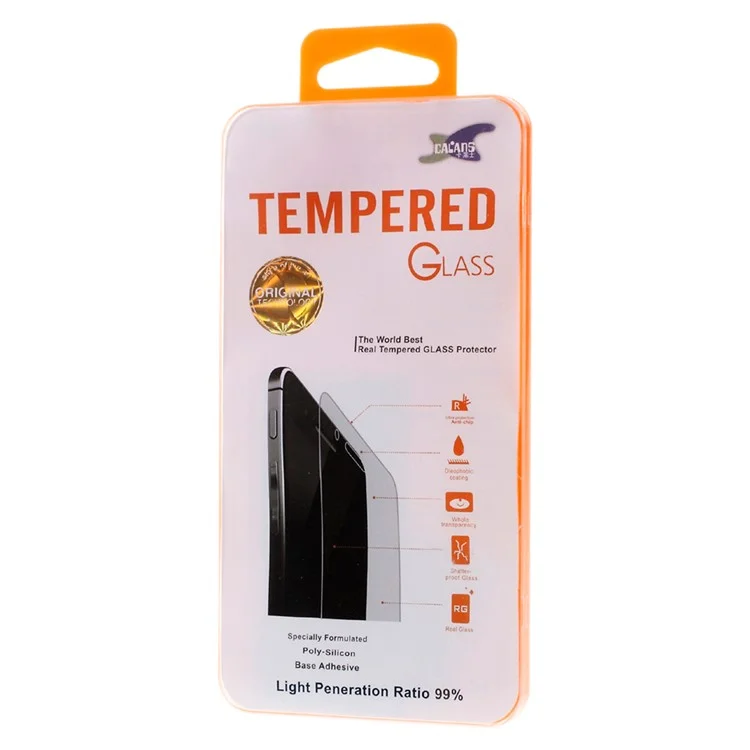Silk Printing Full Screen Coverage Tempered Glass Protector for Xiaomi Mi 7 - Black