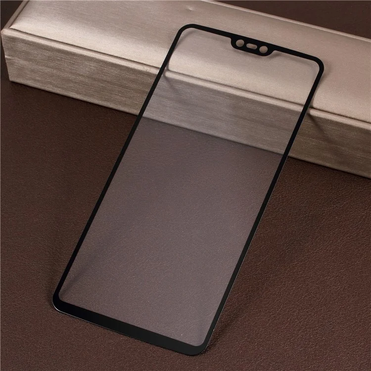 Silk Printing 9H Full Screen Coverage Tempered Glass Protector for OnePlus 6