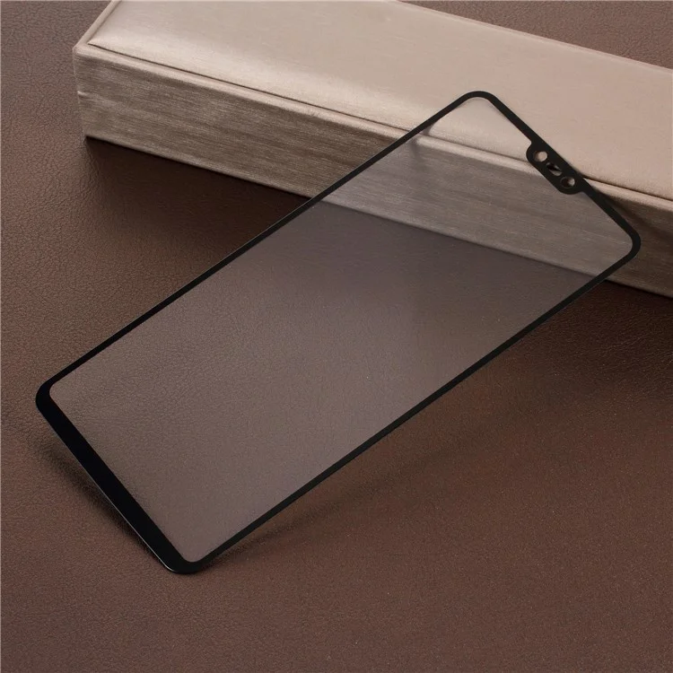 Silk Printing 9H Full Screen Coverage Tempered Glass Protector for OnePlus 6
