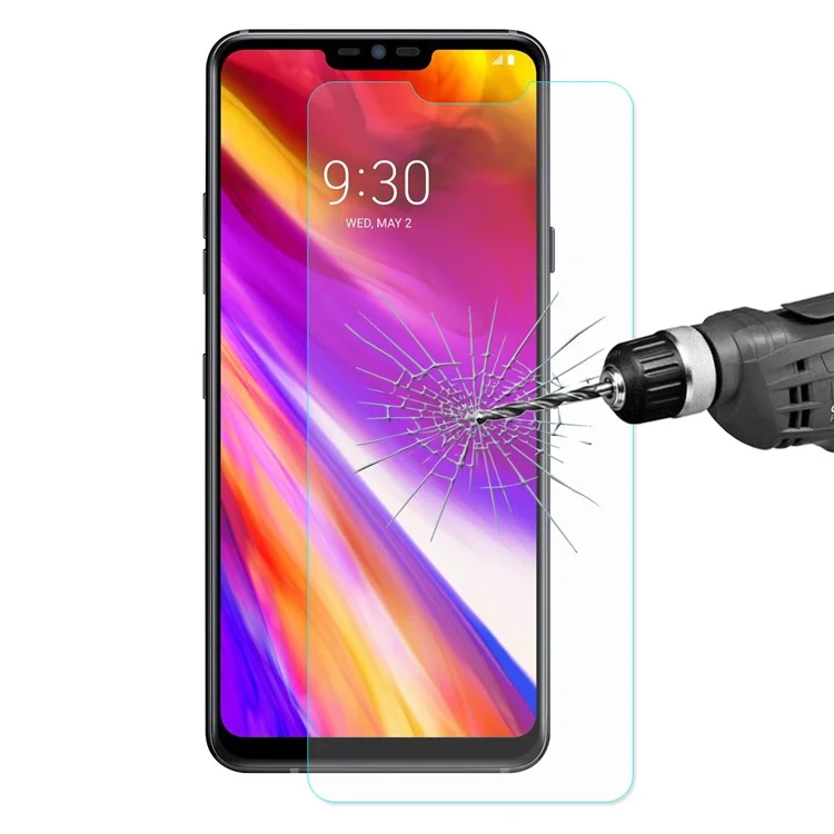ENKAY 0.26mm 9H 2.5D Arc Edge Tempered Glass Screen Protector Film for LG G7 ThinQ