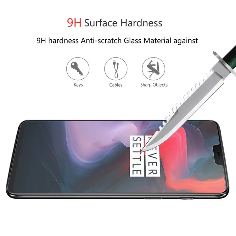 Hat Prince Para Huawei P20 Lite/Nova 3e (China) 0.26 mm 9h 2.5d Borde de Arco Protector de Pantalla de Vidrio Templado