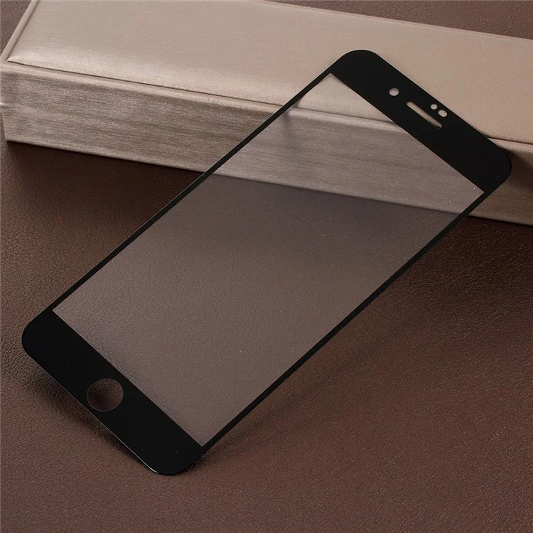 RURIHAI Solid Defense 0.26mm Silk Print Full Tempered Glass Screen Protector for iPhone 8 Plus - Black