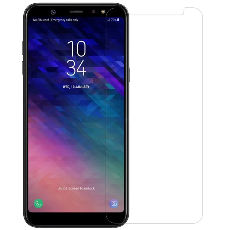 NILLKIN Amazing H Anti-burst Tempered Glass Screen Protector for Samsung Galaxy A6+ (2018) / A9 Star Lite