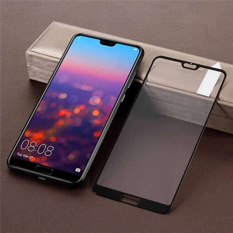 Protezione Dello Schermo In Vetro Temperato Di Difesa Solido Rurihai Per Huawei P20 Pro - Nero