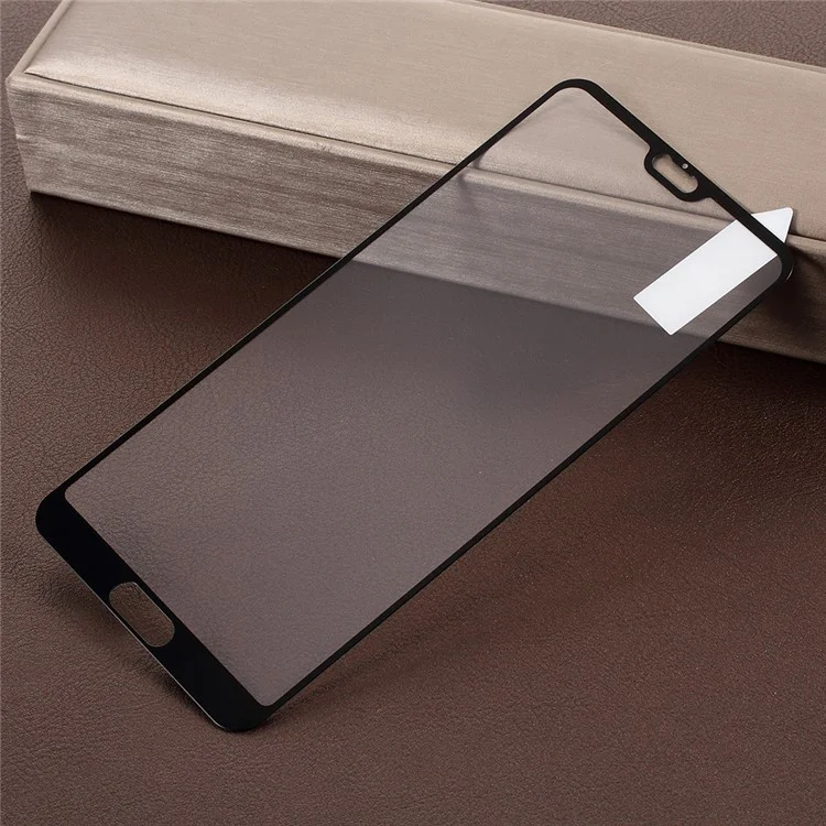 RURIHAI Solid Defense Tempered Glass Screen Protector for Huawei P20 Pro - Black