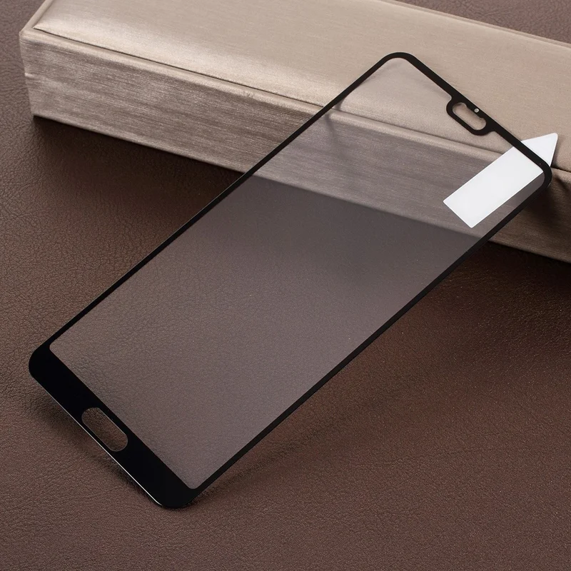 RURIHAI Solid Defense Tempered Glass Screen Protector Film for Huawei P20 - Black