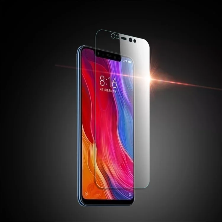 MOCOLO Arc Edge Tempered Glass Screen Protector Film for Xiaomi Mi 8 (6.21-inch) / 8 Explorer Edition