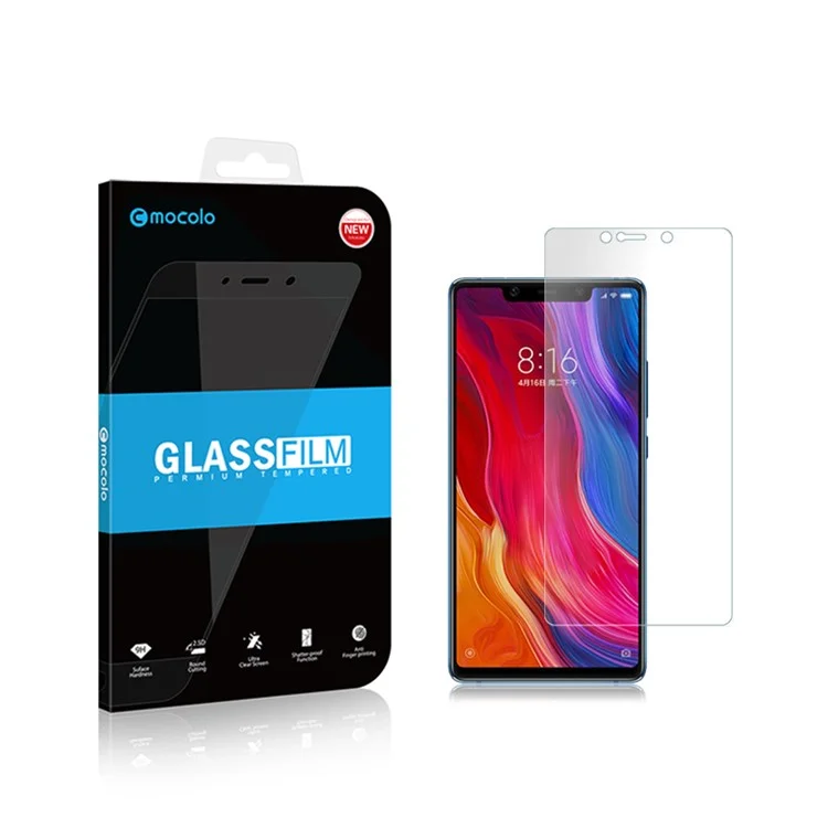 MOCOLO Arc Edge Tempered Glass Screen Protector Film for Xiaomi Mi 8 SE (5.88-inch)