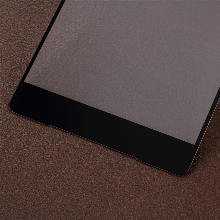 Silk Printing Full Covering Tempered Glass Screen Protector Film for Sony Xperia XZ2 Premium - Black