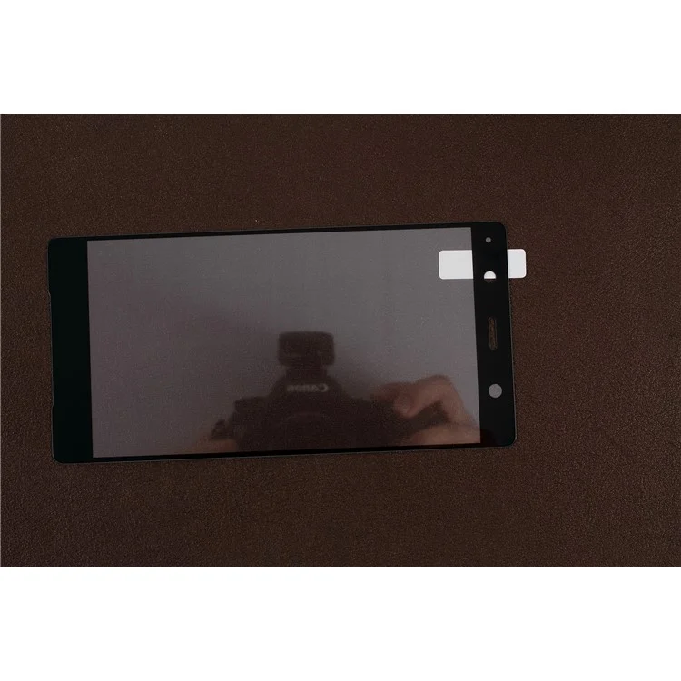 Silk Printing Full Covering Tempered Glass Screen Protector Film for Sony Xperia XZ2 Premium - Black