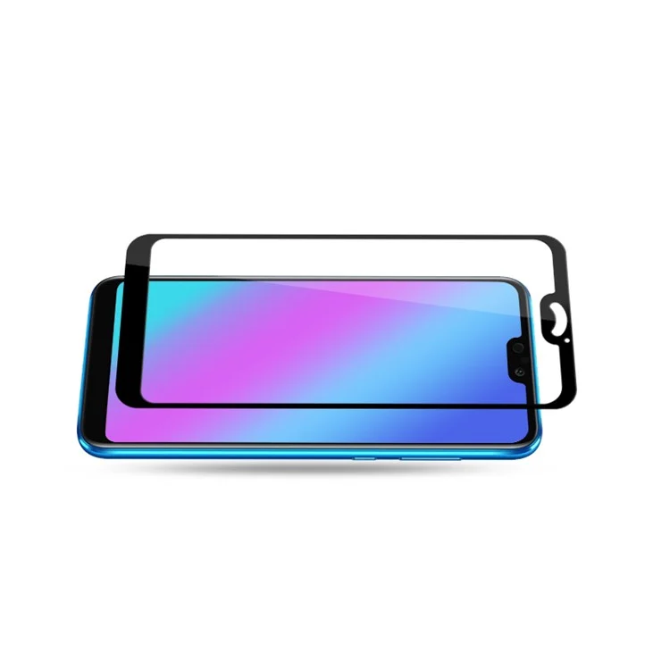 MOCOLO for Huawei Honor 9i (2018) 5.84-inch Silk Print Complete Coverage Tempered Glass Screen Protector - Black