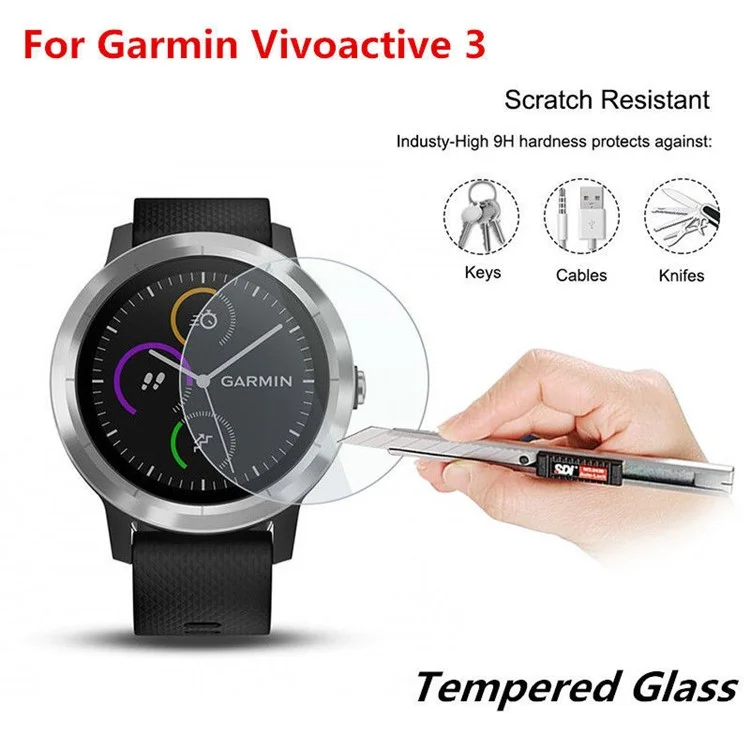 Tempered Glass Screen Protective Film for Garmin Vivoactive 3 / Fenix 5S