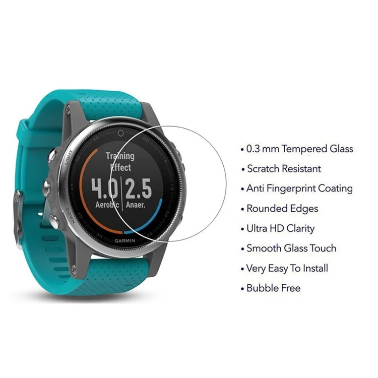 Tempered Glass Screen Protective Film for Garmin Vivoactive 3 / Fenix 5S