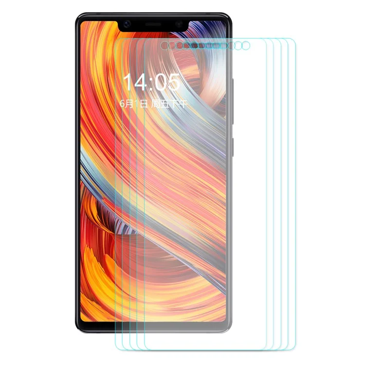 5PCS HAT PRINCE for Xiaomi Mi 8 SE (5.88-inch) 0.26mm 9H 2.5D Tempered Glass Screen Guard Films