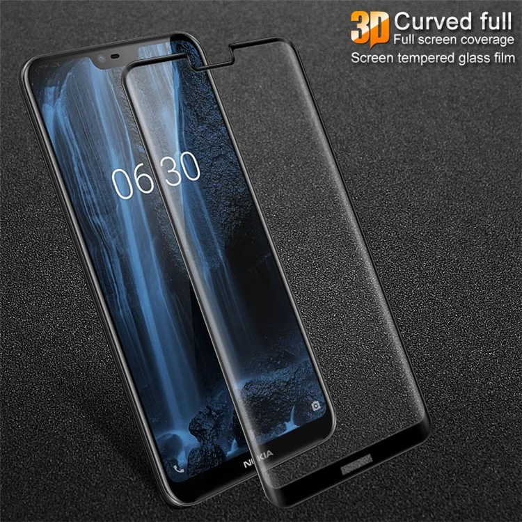 IMAK for Nokia 6.1 Plus / Nokia X6 3D Curved Full Cover Tempered Glass Screen Protector