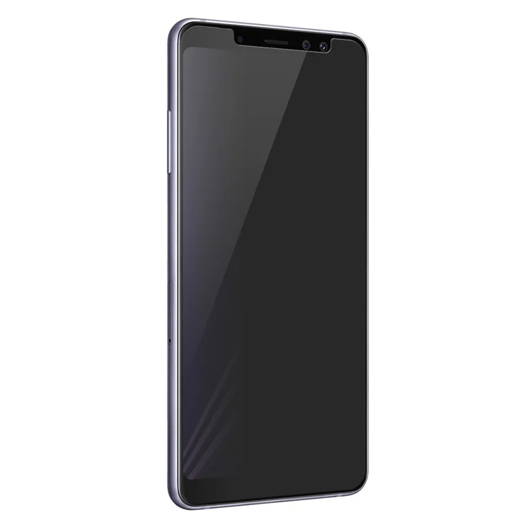 HAT PRINCE for Samsung Galaxy A8 (2018) 2.5D Anti-Peep 0.26mm 9H Arc Edge Tempered Glass Screen Protector