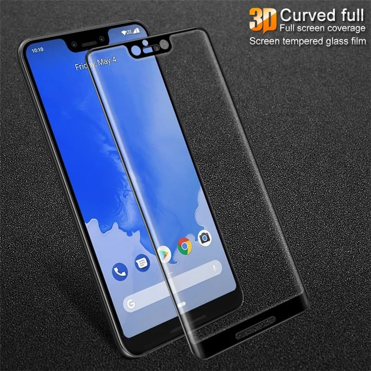IMAK for Google Pixel 3 XL 3D Curved Full Cover Tempered Glass Screen Protector