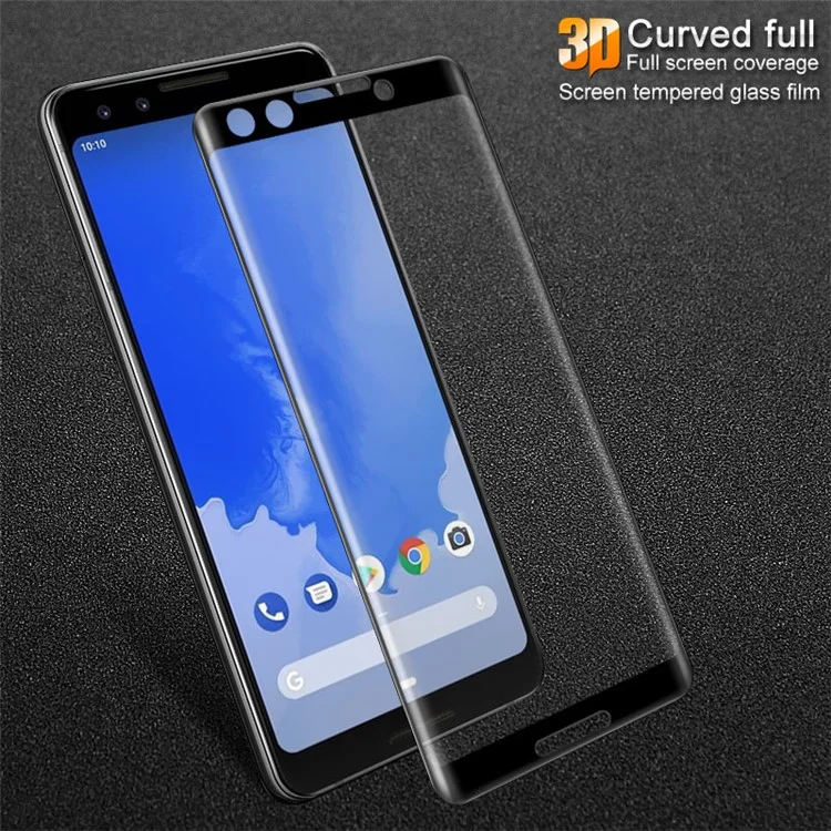 IMAK for Google Pixel 3 Full Cover 3D Curved Tempered Glass Screen Guard Film