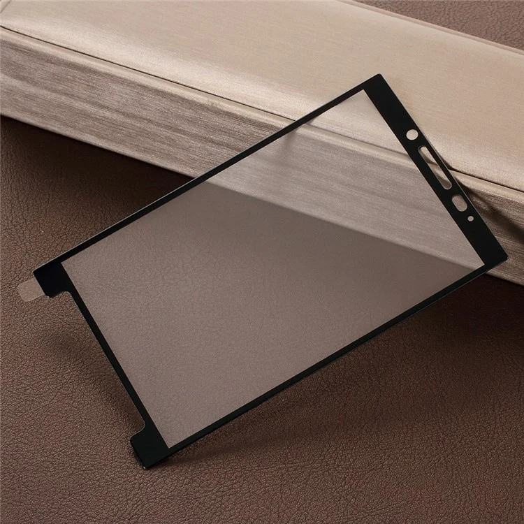 3D Full Screen Covering Tempered Glass Guard Film for BlackBerry Key2 - Black