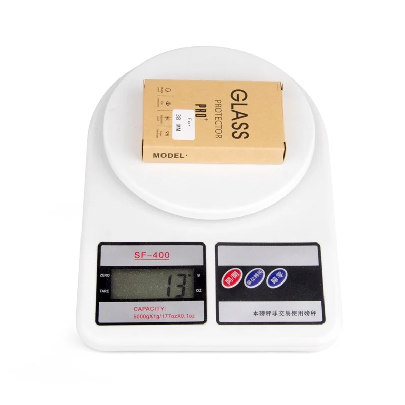 ANGIBABE 3D Curved 0.26mm 9H Tempered Glass Screen Protector Film for Apple Watch Series 3 / 2 / 1 38mm