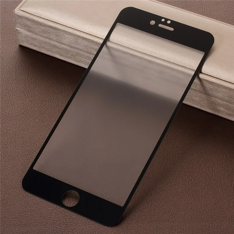 RURIHAI for iPhone 6s Plus / 6 Plus 5.5 inch 0.26mm 2.5D AB Glue Frosted Full Size Tempered Glass Protector Film - Black