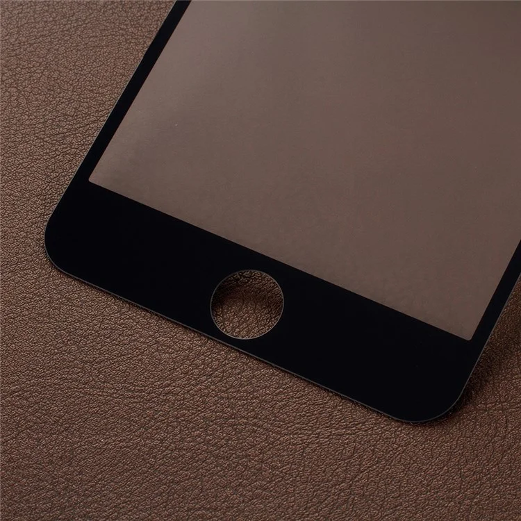 RURIHAI for iPhone 8 Plus 5.5 inch 0.26mm 2.5D AB Glue Frosted Full Coverage Tempered Glass Protector Film - Black