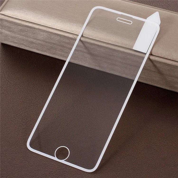 RURIHAI Solid Defense 0.26mm 2.5D Electroplated Edge Vacuum Coating Silk Print Full Tempered Glass Screen Protector Film for iPhone 8/7/6s/6 - White
