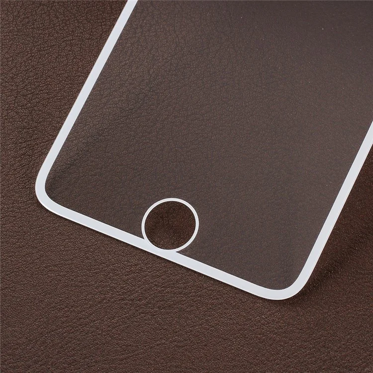 RURIHAI Solid Defense 0.26mm 2.5D Electroplated Edge Vacuum Coating Silk Print Full Tempered Glass Screen Protector Film for iPhone 8/7/6s/6 - White