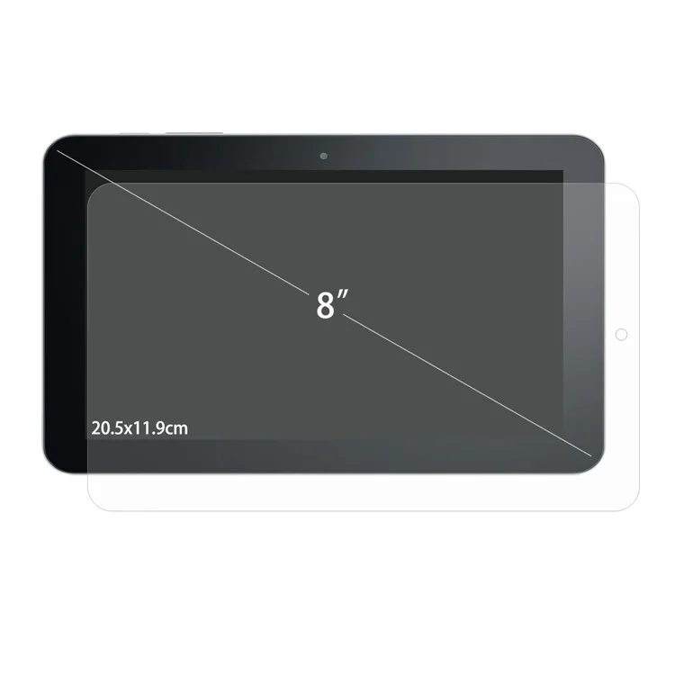 ENKAY Universal Clear Soft Nano Explosion-proof Screen Protector for 8-inch Tablet PC