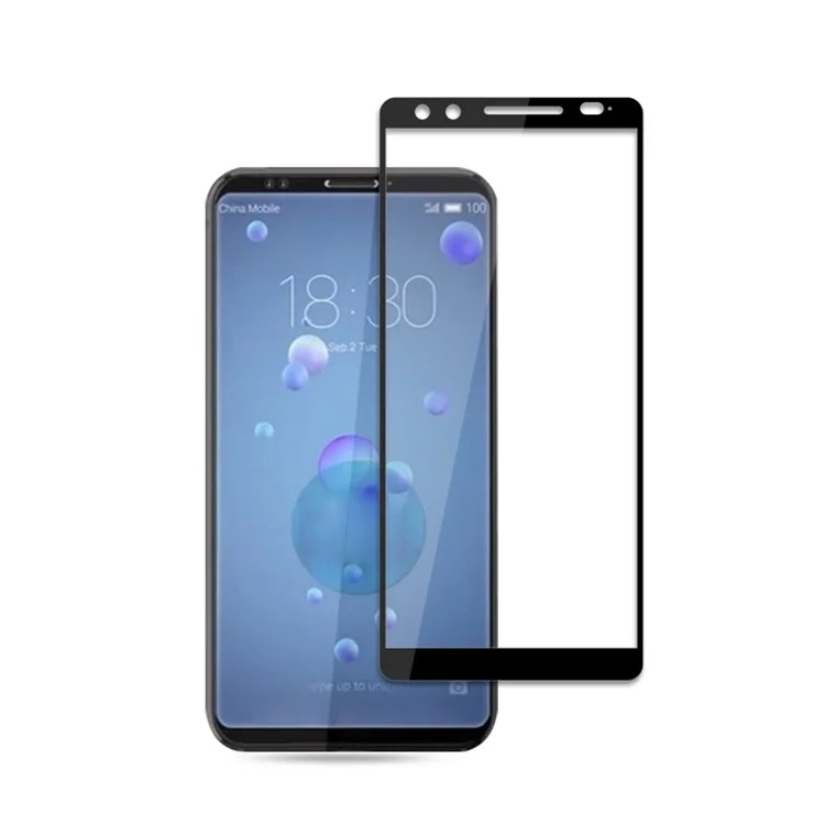MOCOLO for HTC U12 Silk Print Full Size AB Glue Full Glue Tempered Glass Screen Protector