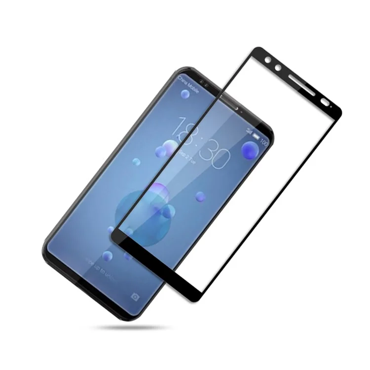 MOCOLO for HTC U12 Silk Print Full Size AB Glue Full Glue Tempered Glass Screen Protector